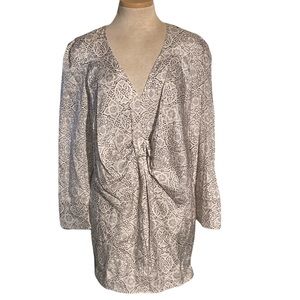 Anthropologie Talulah Evaporate Mini Dress Silk New without tags Size S